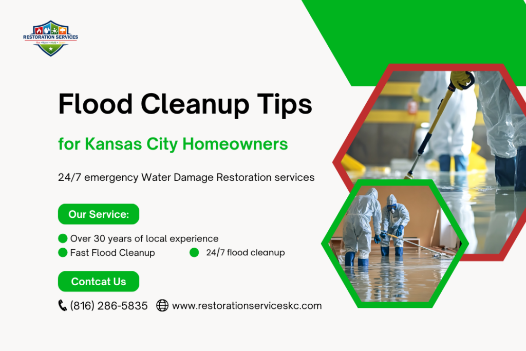 Flood Cleanup Tips for Kansas City Homeowners
