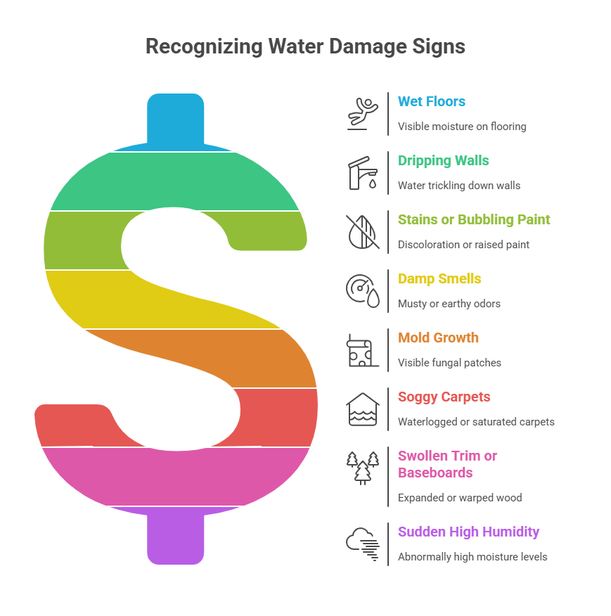 What are the signs you need water damage repair in Kansas City?