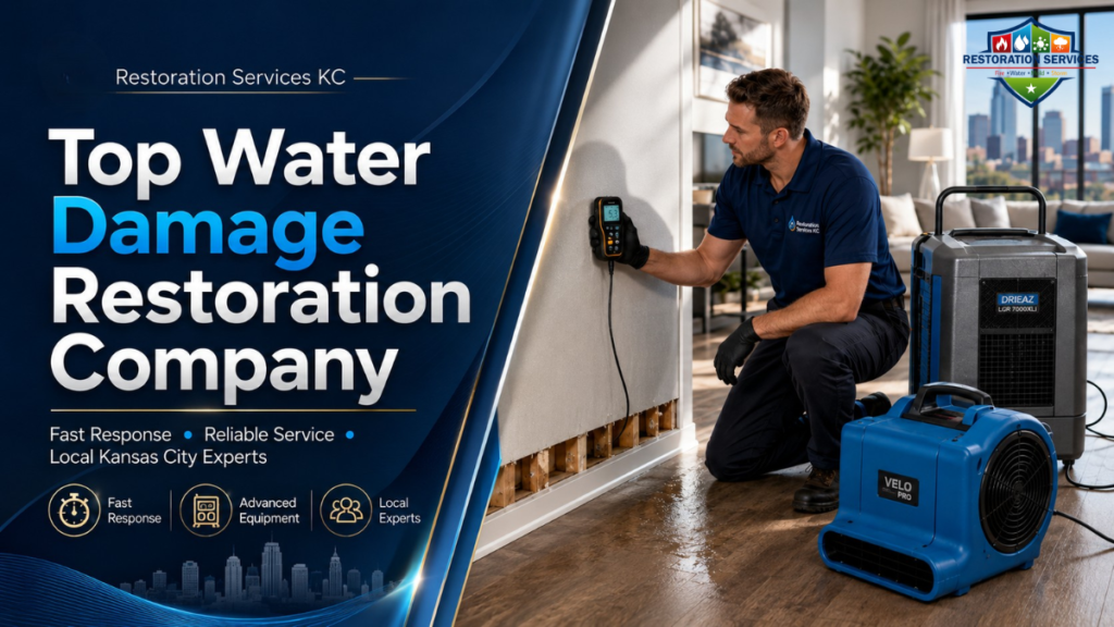 Top Water Damage Restoration Company in Kansas City: Fast, Reliable, and Local
