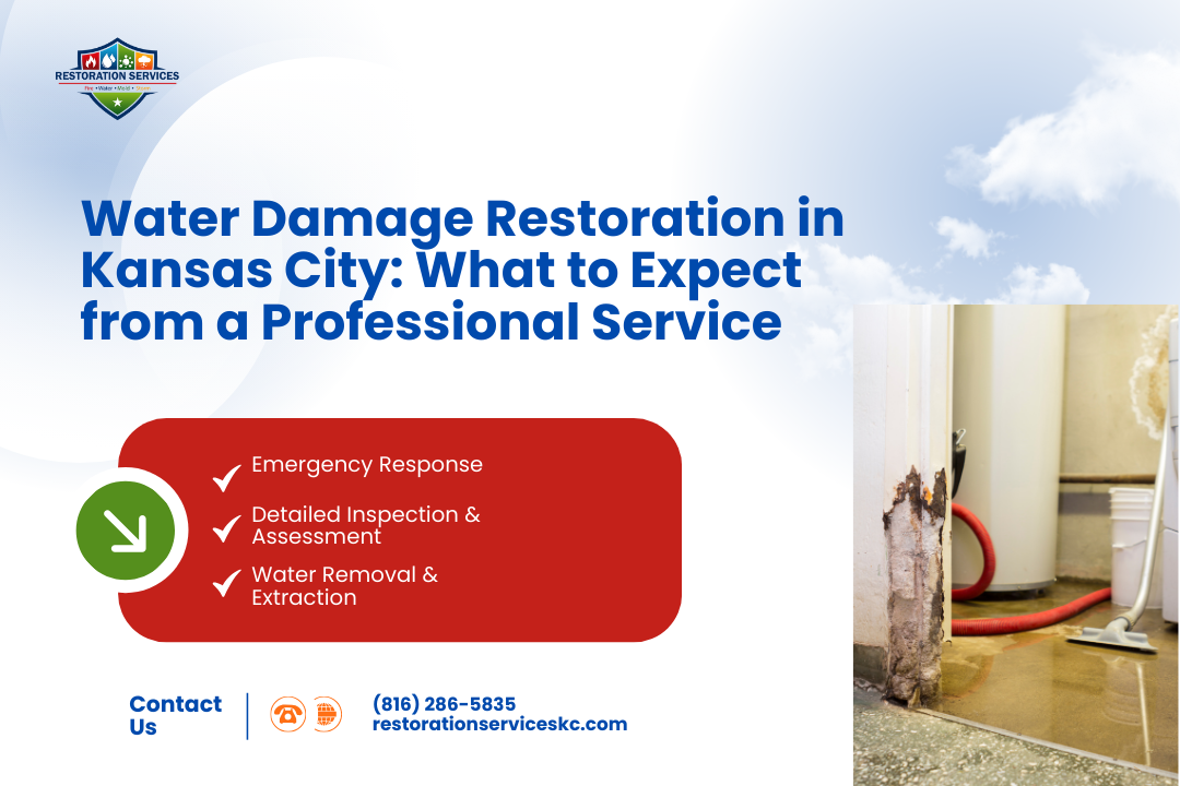 Water Damage Restoration in Kansas City: What to Expect from a Professional Service