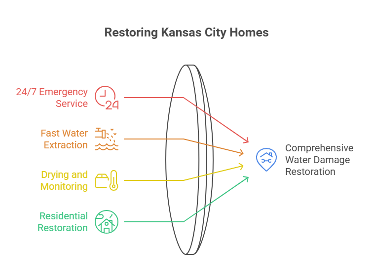 24/7 Water Damage Restoration in Kansas City