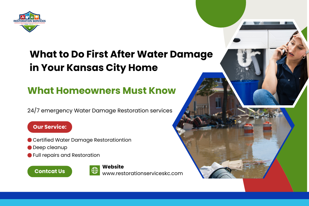 What to Do First After Water Damage in Your Kansas City Home