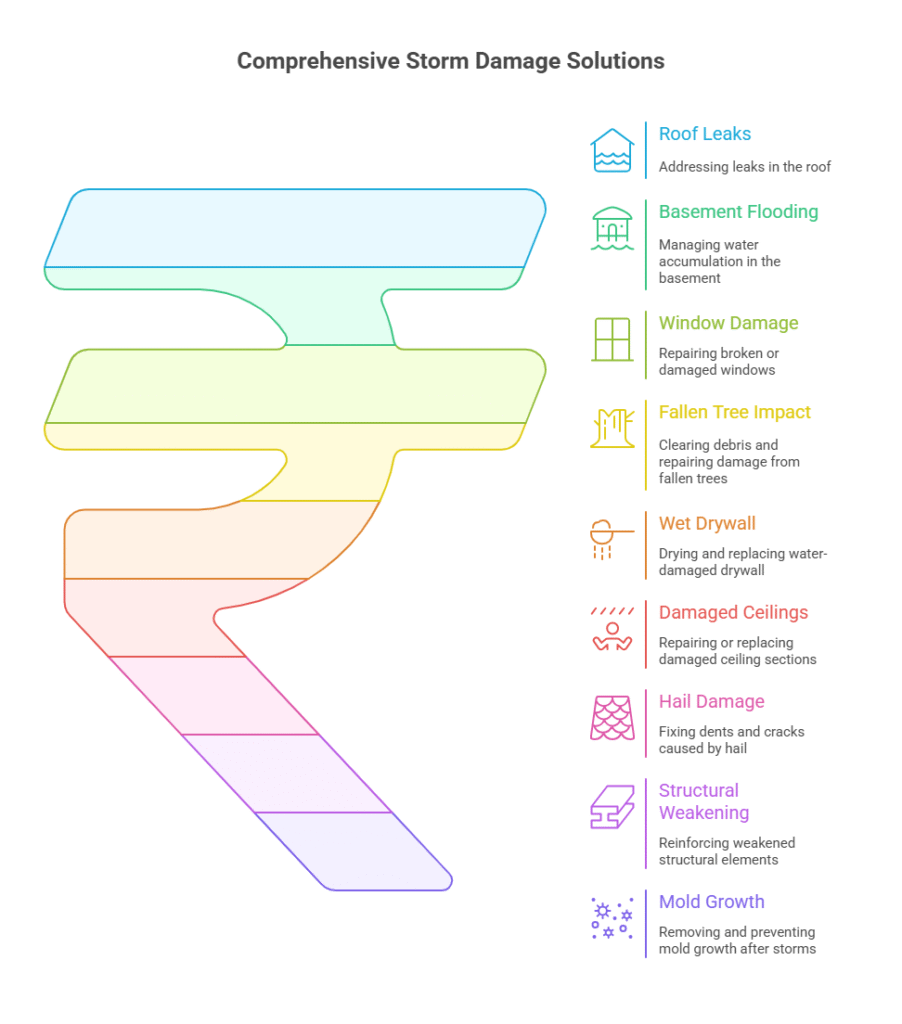 Common Storm Damage Problems We Fix