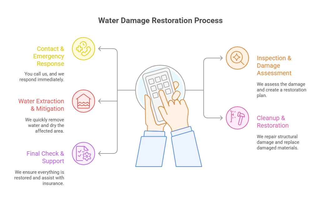 The Process of Our Water Damage Restoration Service in Kansas City