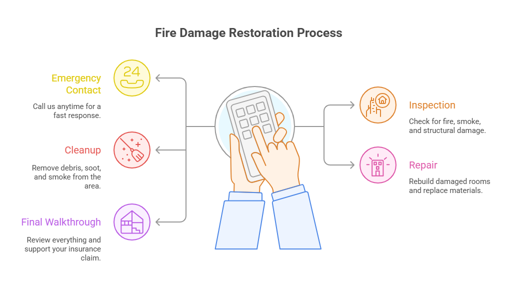 Our Fire Damage Restoration Process 