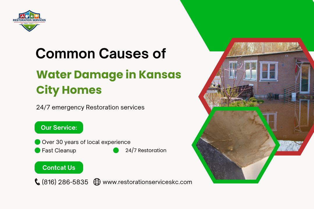 Common Causes of Water Damage in Kansas City Homes