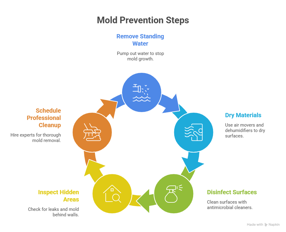5 Step to Prevent Mold After a Flood or Leak 