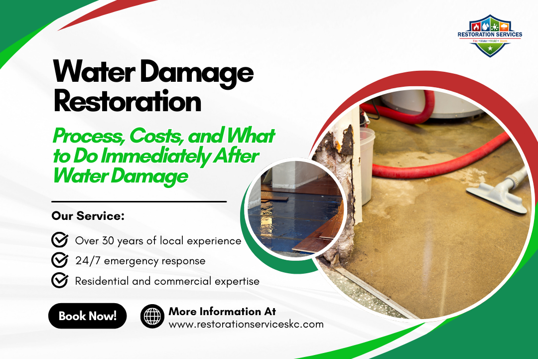 Water Damage Restoration: Process, Costs, and What to Do Immediately After Water Damage