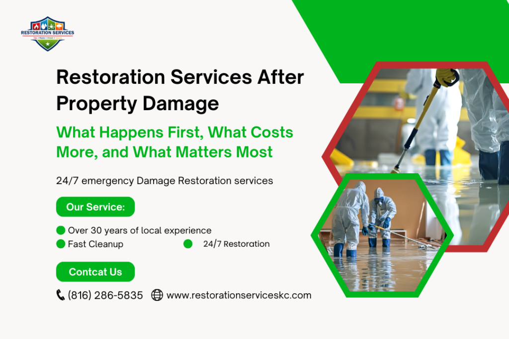 Restoration Services After Property Damage: What Happens First, What Costs More, and What Matters Most