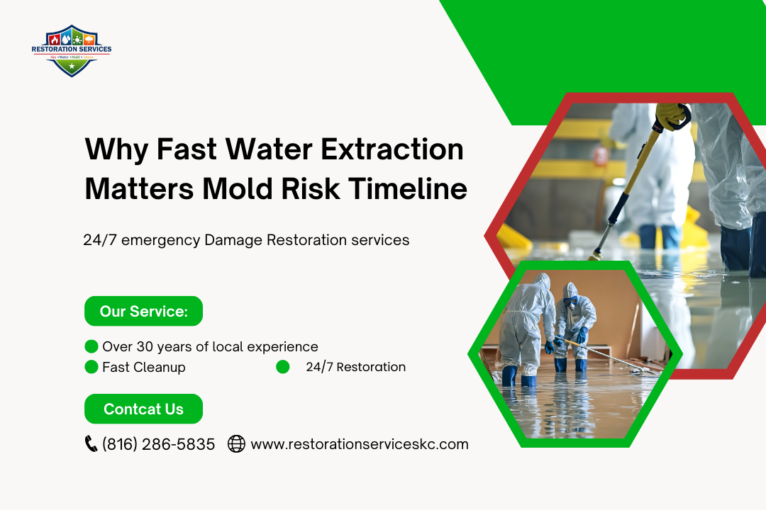 Why Fast Water Extraction Matters: Mold Risk Timeline