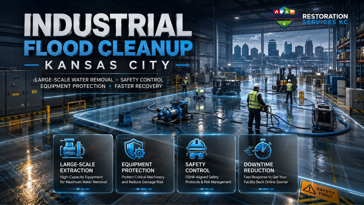 Industrial Flood Cleanup in Kansas City: What Makes It Different?