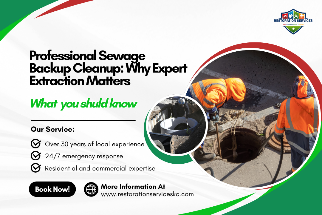 Professional Sewage Backup Cleanup: Why Expert Extraction Matters