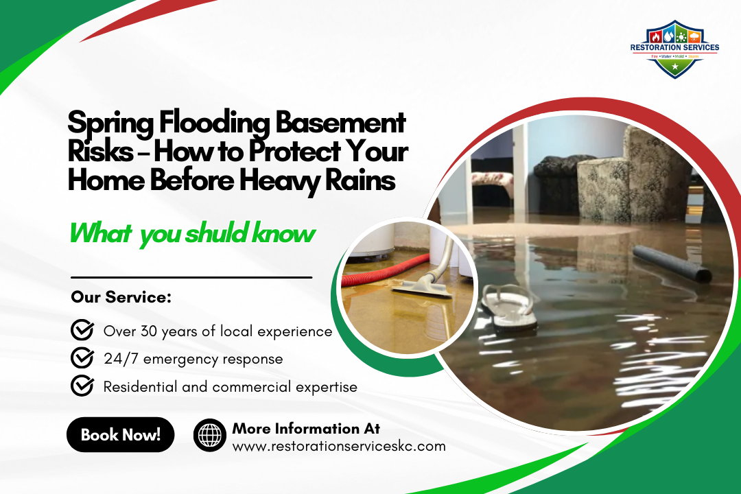 Spring Flooding Basement Risks – How to Protect Your Home Before Heavy Rains