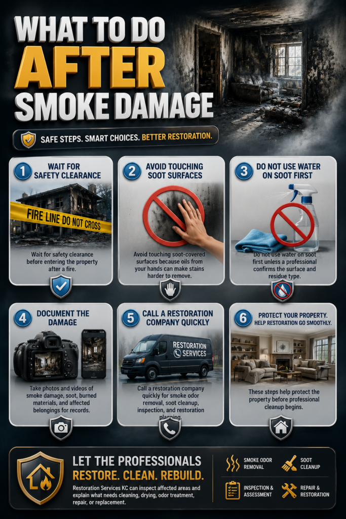 Smoke Damage Restoration in Kansas City: How to Remove Smoke Smell After a Fire