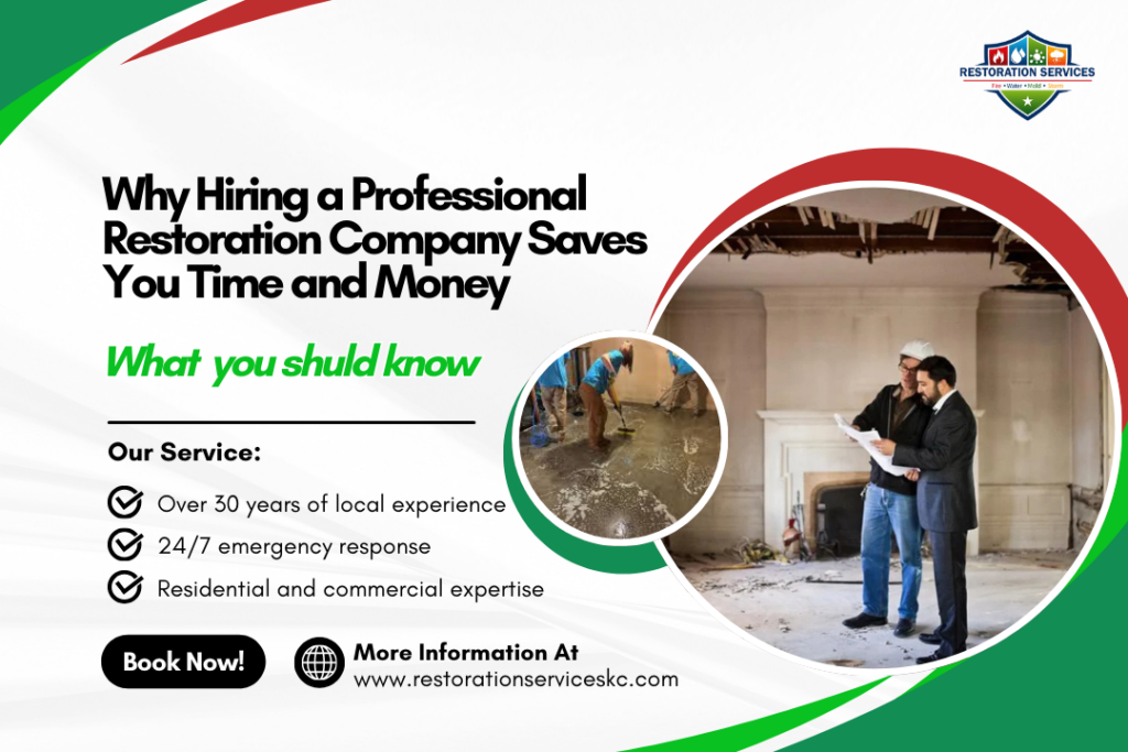 Why Hiring a Professional Restoration Company Saves You Time and Money