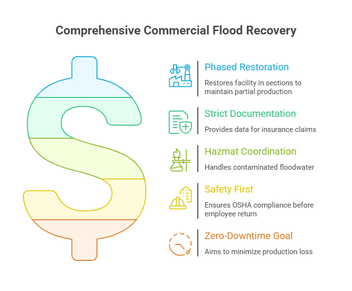 Industrial Flood Cleanup: What Makes It Different?
