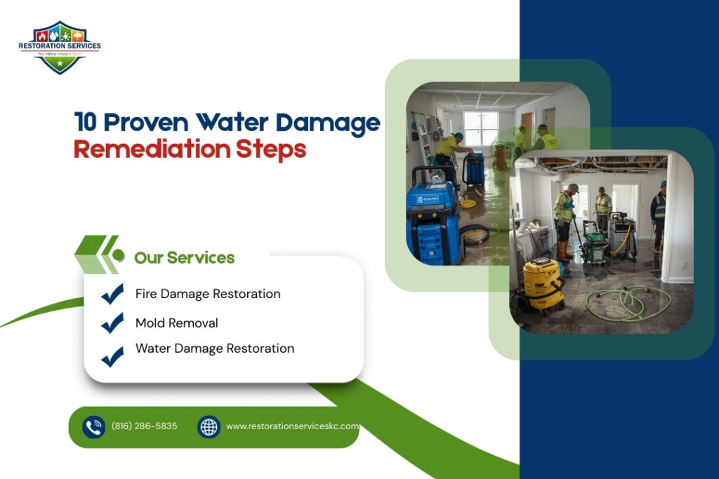 10 Proven Water Damage Remediation Steps