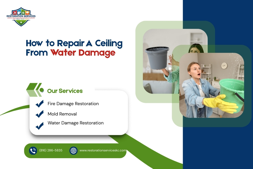 How to Repair A Ceiling From Water Damage