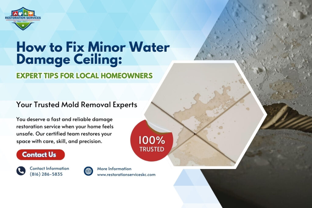 How to Fix Minor Water Damage Ceiling: Expert Tips for Local Homeowners
