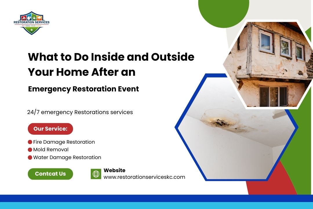 What to Do Inside and Outside Your Home After an Emergency Restoration Event