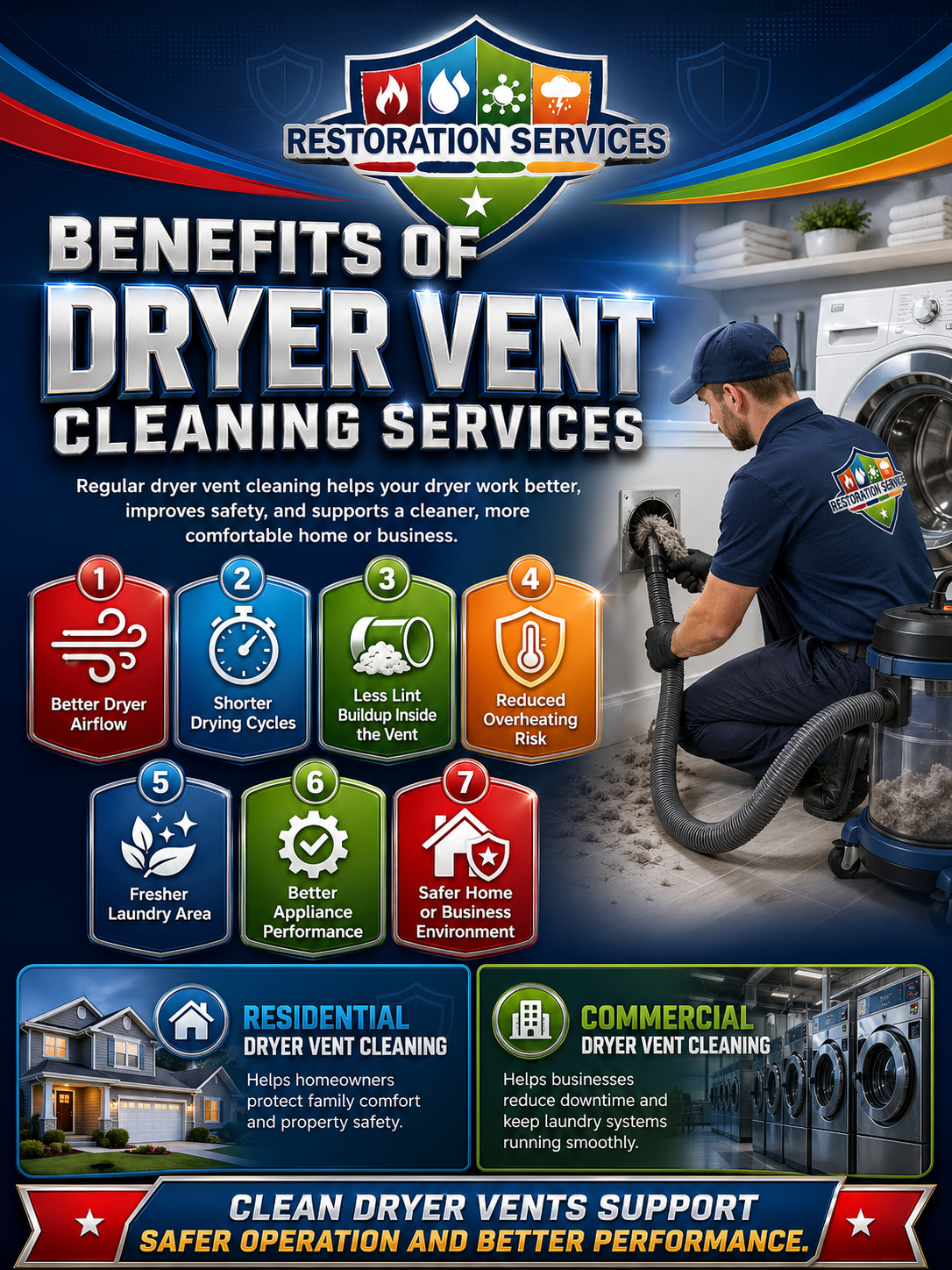 Dryer Vent Cleaning services