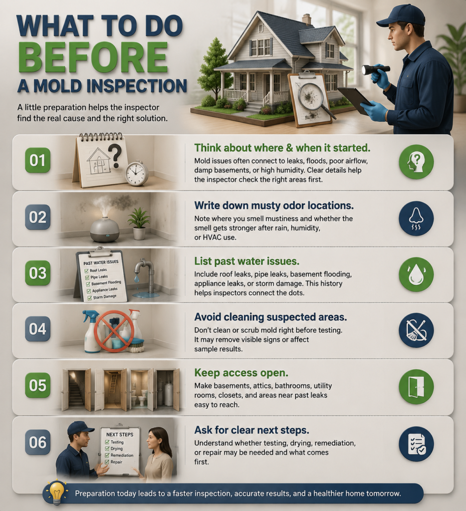 What To Do Before a Mold Inspection