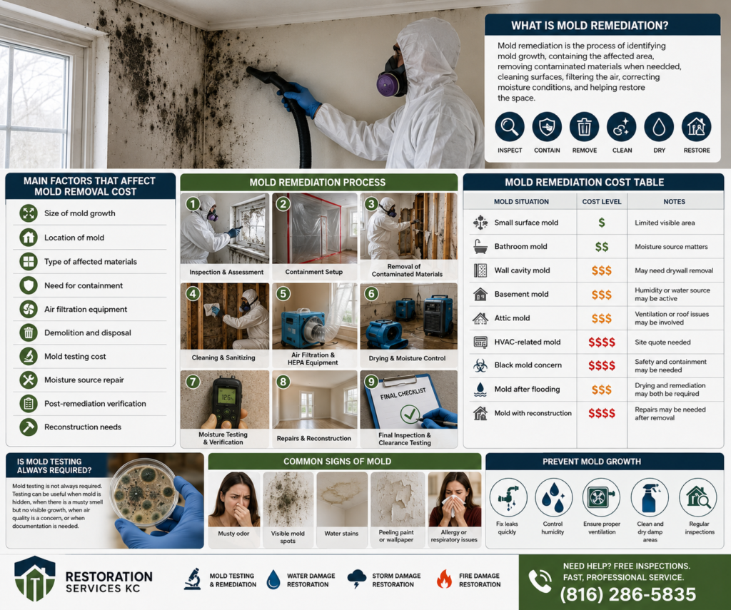 mold removal cost