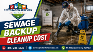 sewage backup cleanup cost