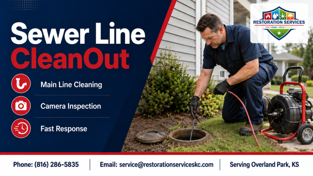 Sewer Line Cleanout Guide for Overland Park, KS